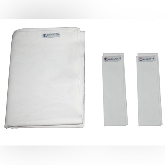 Natural Life Style Other - ❤️ Water Therapy - Natural Life Style Set of Three white Cotton fabrics.NWT